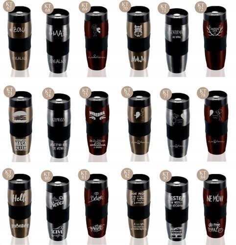 Kubek termiczny Termos dla Par puzzle grawer na Arena.pl