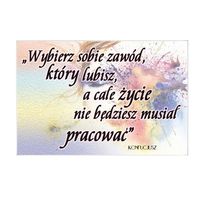 Wybierz sobie zawód - magnes szklany