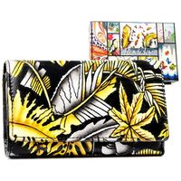 duży portfel damski na zatrzask wykonany ze skóry naturalnej - rovicky