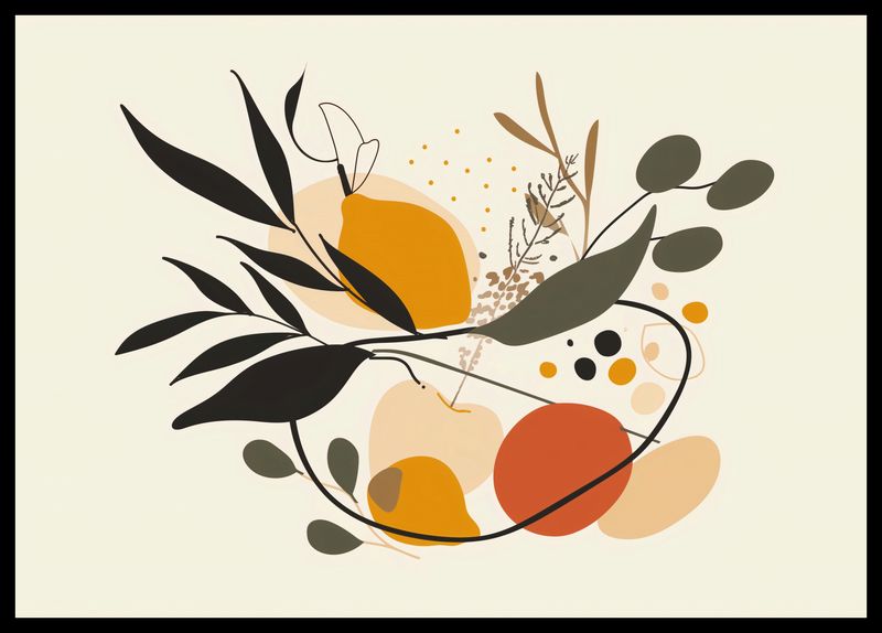 Plakat 59,4x42cm Botaniczny Wir zdjęcie 2