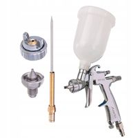 Pistolet Lakierniczy Mini LVMP AUARITA Dysze 0,8 + 1,0mm Zbiornik 250ml