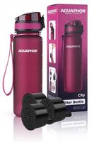 BIDON FILTR BUTELKA FILTRUJĄCA AQUAPHOR CITY BORDO + 3 WKŁADY
