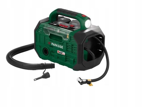 PARKSIDE Akumulatorowa Sprężarka i Pompka PKA 20-Li C3 + AKCESORIA na Arena.pl
