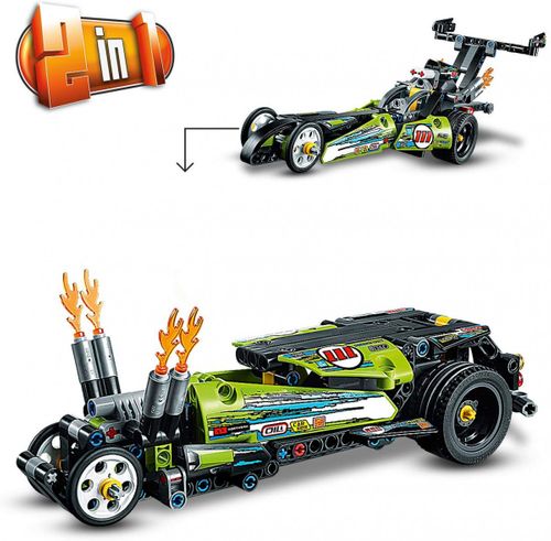 LEGO TECHNIC Dragster 42103 na Arena.pl