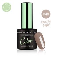 Cosmetics Zone Lakier hybrydowy hipoalergiczny szary popielaty 7ml 048