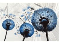 120CM 80CM OBRAZ ŚCIENNY DMUCHAWCE NIEBIESKIM KOLORZE