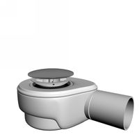 SYFON BRODZIKOWY NISKI 50m NAKŁADKA STAL NIERDZEWN