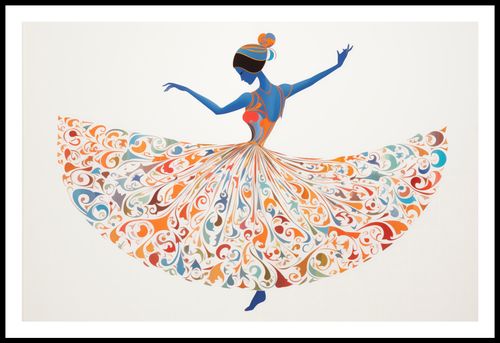 Plakat 86,4x56,8cm Wirująca Balerina na Arena.pl