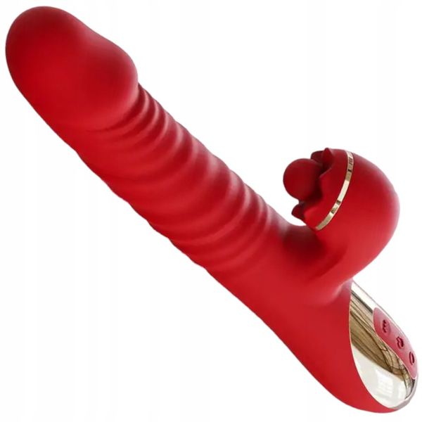 Damski Wibrator Obrotowo-Posuwisty 3w1 - 10 Trybów Wibracji i Obrotu-Posuwu zdjęcie 3