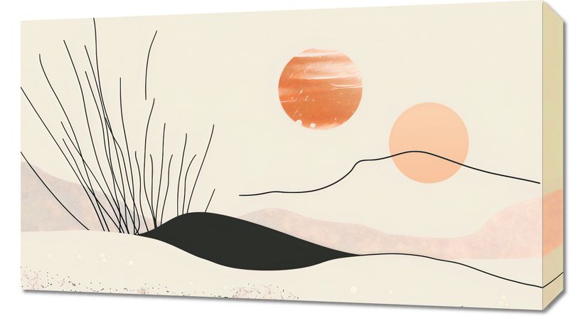 Obraz 70x40cm Miękkie Wzgórze zdjęcie 1