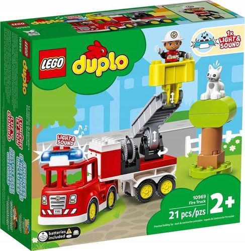 KLOCKI LEGO DUPLO 10969 WÓZ STRAŻACKI STRAŻ POŻARNA ZESTAW DLA DZIECI +TORB na Arena.pl