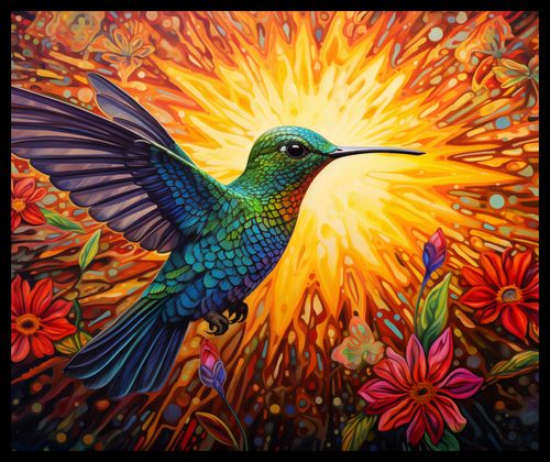 Plakat 60x50cm Koliber Barw na Arena.pl