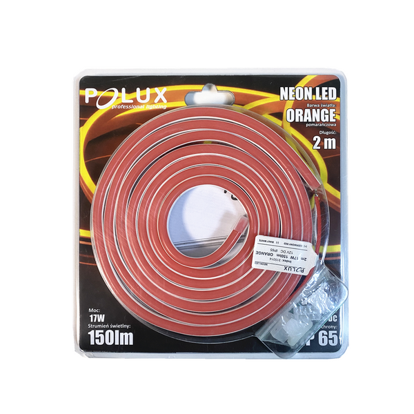 Pomarańczowa taśma LED 14W 315014 Polux 2 metry 150lm pasek zdjęcie 2