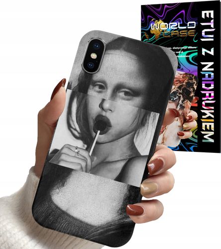 ETUI CASE DO IPHONE XS MAX - MONA LISA WZORY DLA KOBIET PLECKI OBUDOWA na Arena.pl