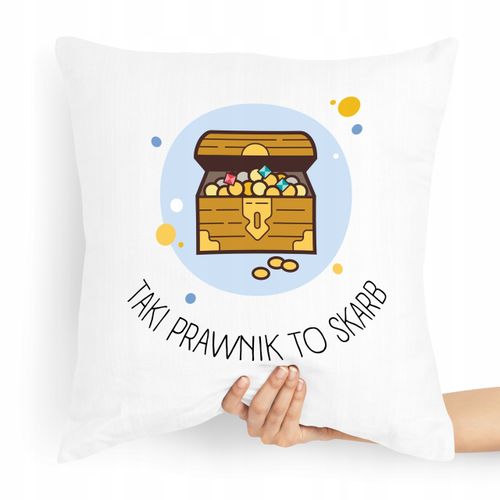 Poduszka Dla Prawnika Taki Prawnik To Skarb Z Nadrukiem Ze Zdjęciem na Arena.pl