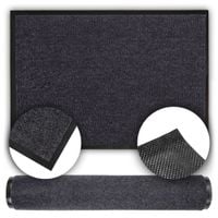 Wycieraczka gładka szara gumowa drzwi mata antypoślizgowa miękka 120 x 80cm