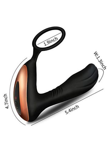 stymulator prostate massager with ring usb 10 function / remote control na Arena.pl