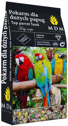 karma dla papug dużych z orzechami i owocami MDM PDO 1 x 10kg fa na Arena.pl