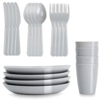 Zestaw piknikowy plastikowy 20 el.