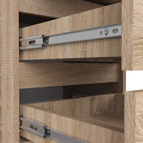 Komoda CL6 40 cm 6 szuflad - dąb sonoma na Arena.pl