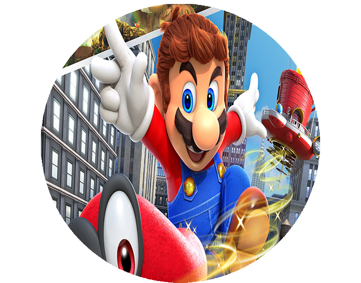 Opłatek na tort Mario Bros zdjęcie 1