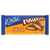 WEDEL CZEKOLADA MLECZNA 100G PAWEŁEK TOFFI