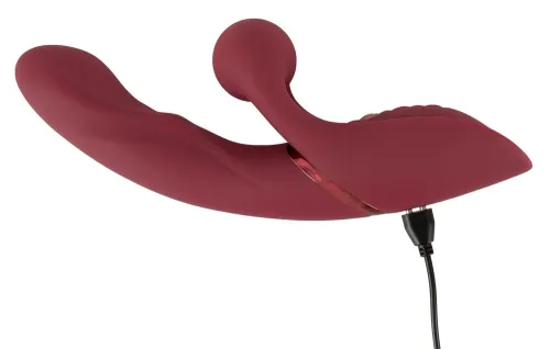 javida 2-function rabbit vibe thumpin silikonowy, 22,3 cm, fioletowy na Arena.pl