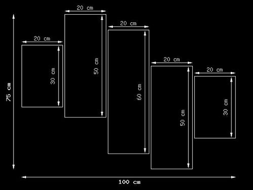 100 75cm obraz 5 elem Róża materiału druk cyfrowy ścienny na Arena.pl