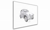 OBRAZ NA SZKLE PROSTOKĄTNY - Polska - Syrena 101 - 1958