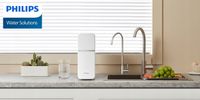 Przepływowy filtr do wody PHILIPS, filtr zmiękczający wodę, pod zlew + kran