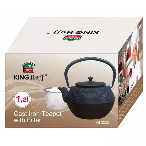 zaparzacz żeliwny 1,2l z filtrem kinghoff kh-3332 na Arena.pl