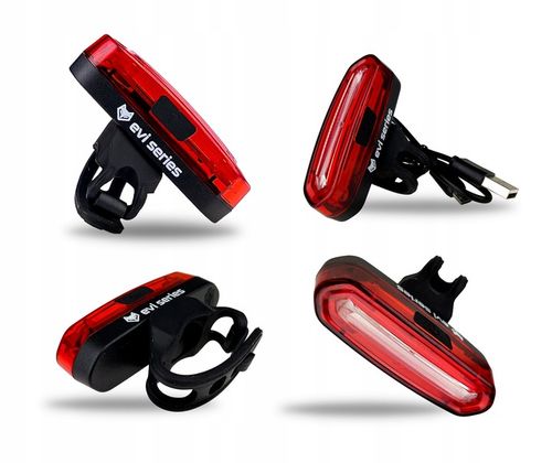 LAMPKA ROWEROWA MOCNE ŚWIATŁO LED przód tył latarka AKUMULATOR USB-C ROWER na Arena.pl