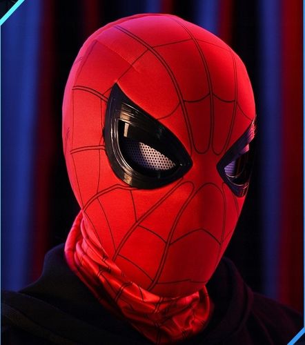 Spiderman MASKA OCZY SĄ RUCHOME SUPER HERO MASKA COSPLAY na Arena.pl