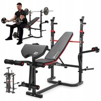 Ławka treningowa regulowana składana modlitewnik mocne stojaki