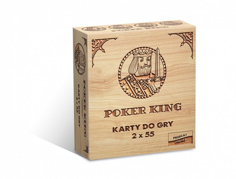 Karty Poker King 2x55 zdjęcie 1