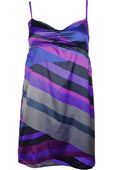 TopShop Wielokolorowa Satynowa Tunika - 36 / S
