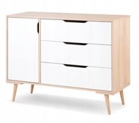 Komoda Klupś Meble Dziecięce 60 x 45 x 90cm biały matowe