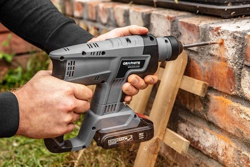 MŁOTOWIERTARKA AKUMULATOROWA BEZSZCZOTKOWA ENERGY+ BEZ AKUMULATORA GRAPHITE na Arena.pl
