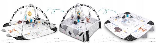 DUŻA MATA EDUKACYJNA INTERAKTYWNA 3w1 XXL IDEALNA NA PREZENT na Arena.pl