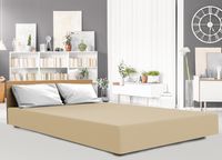 Prześcieradło jersey elastan z gumką 26 SAND/PIASKOWY/160x200x30