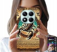 ETUI DO XIAOMI NOTE 14 PRO 5G - SKORPION ZNAK ZODIAKU ASTRONOMIA + FOLIA