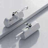 Mały Powerbank Mini Kieszonkowy Iphone/ Typ-C 5000 Biały lub Czarny