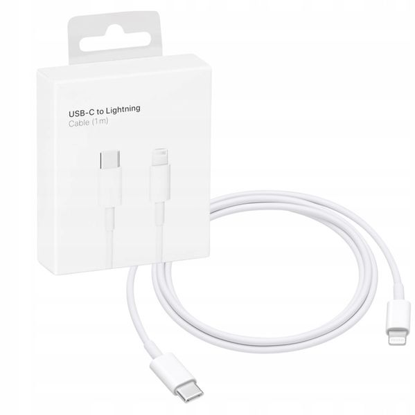 SZYBKA ŁADOWARKA DO IPHONE KOSTKA 20W + KABEL 1M / USB-C - IPHONE LIGHTING zdjęcie 4