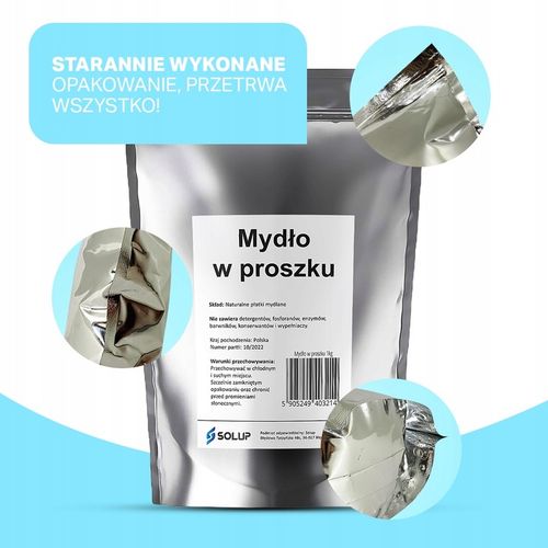 PŁATKI MYDLANE mydło w proszku NATURALNE EKO 1kg na Arena.pl