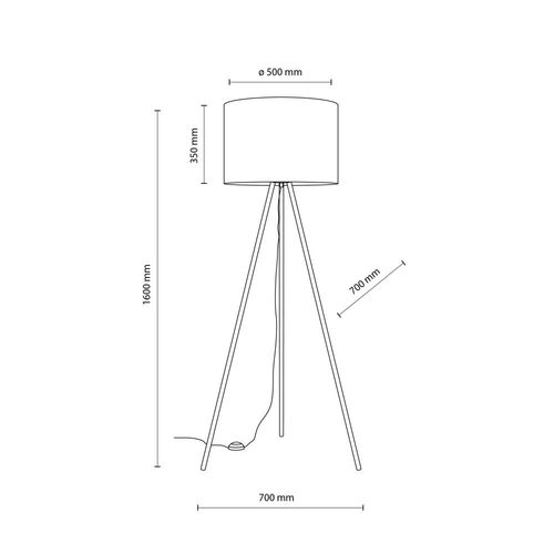 lampa podłogowa umberto 6635 tk lighting na Arena.pl