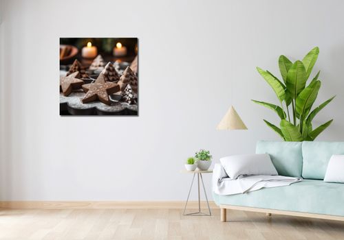 Obraz 70x70cm Zimowa Przyprawa na Arena.pl