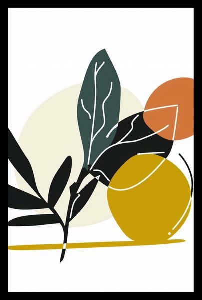 Plakat 53x81cm Elegancka Flora zdjęcie 2
