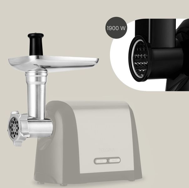 Maszynka do mielenia mięsa ZEEGMA szatkownica nadziewarka kiełbasy 3 sita zdjęcie 9