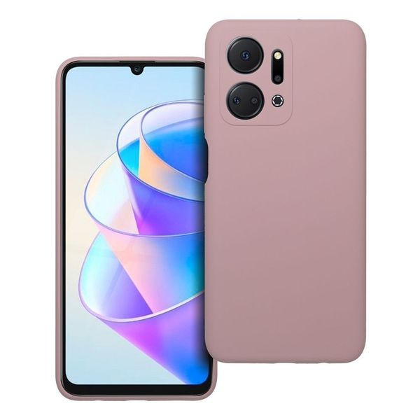 Futerał SILICONE 2mm do HONOR X7A pudrowy róż zdjęcie 1