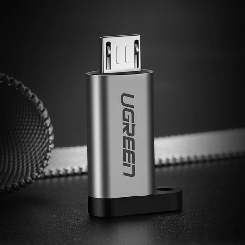 adapter przejściówka z usb-c na micro usb - szary na Arena.pl
